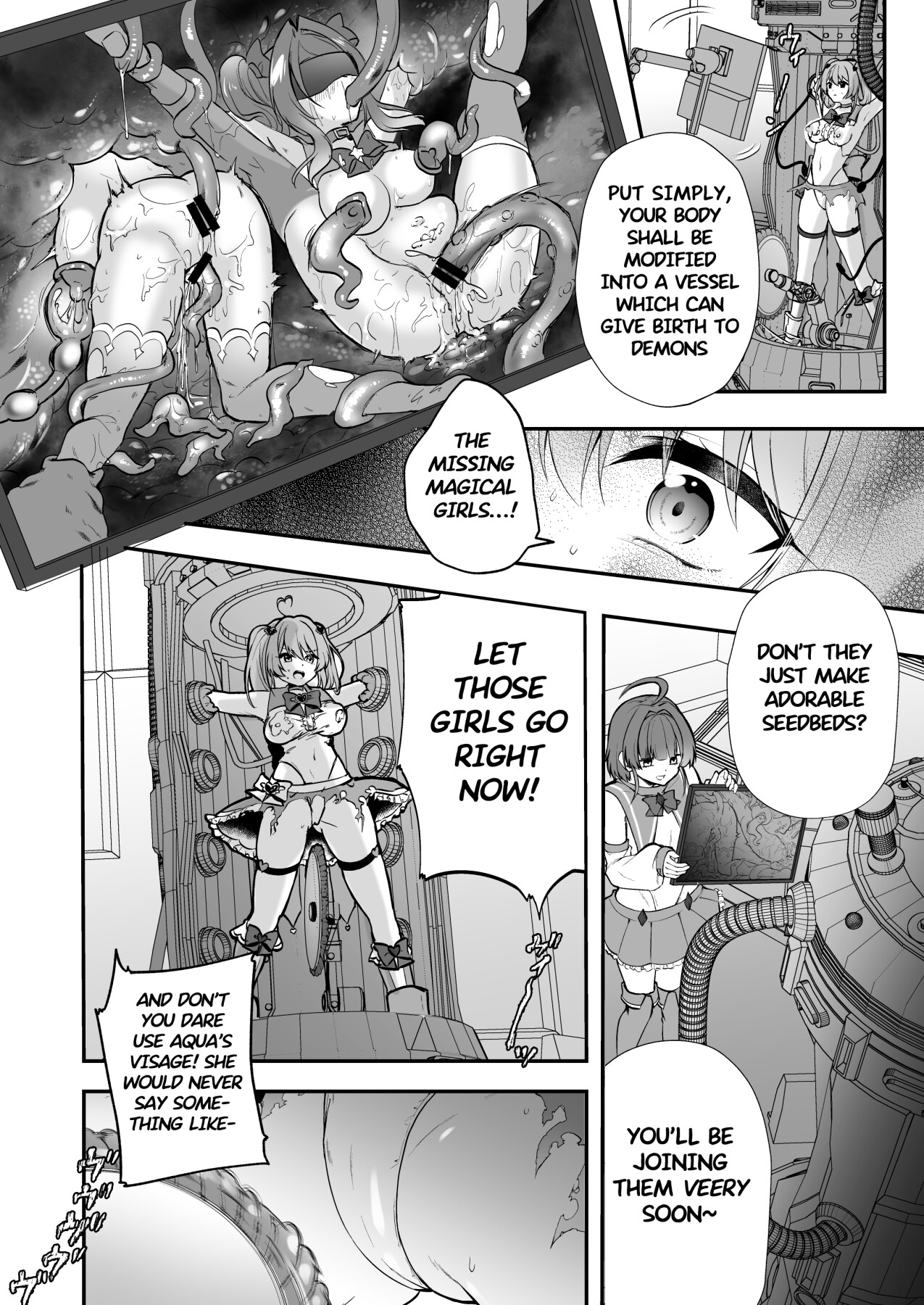 Hentai Manga Comic-Magical Girl Evil Corruption Training Lab -Machine Rape Training Edition--Read-9